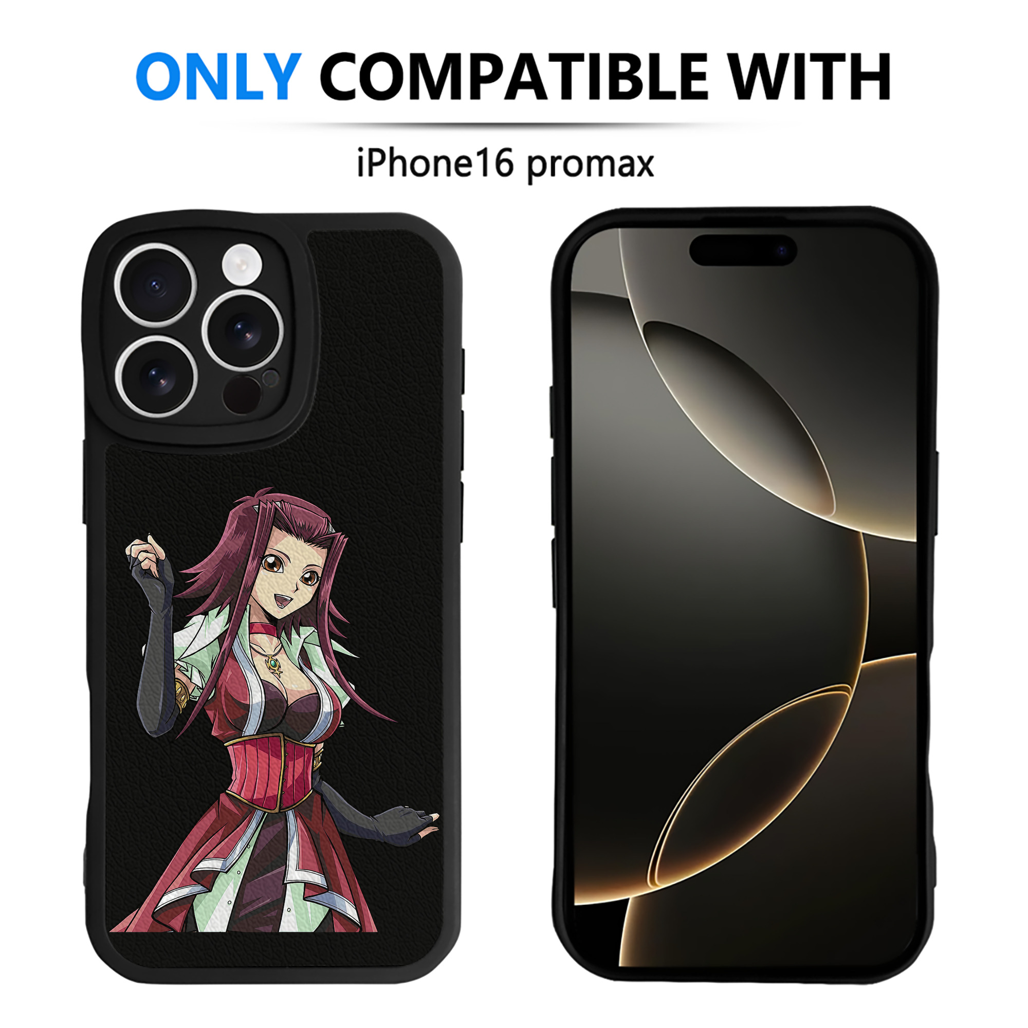 （画像用） 遊☆戯☆王 Yu-Gi-Oh! 【iPhone 16シリーズ対応】シリコンスマホケース（レザー調） 材質：シリコン